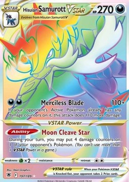 Hisuian Samurrott Vstar 197