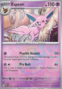 Espeon 033 Masterball