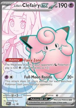Lillie's clefairy EX 195