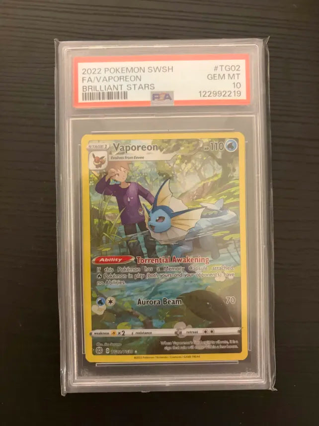 Vaporeon TG02 PSA 10