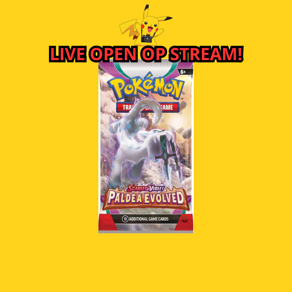 Pokémon Scarlet & Violet: Paldea Evolved Boosterpack Livestream
