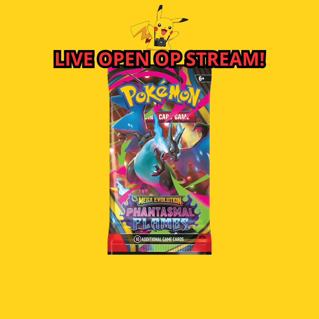 Pokémon Scarlet & Violet Phantasmal Flames Booster Pack Livestream