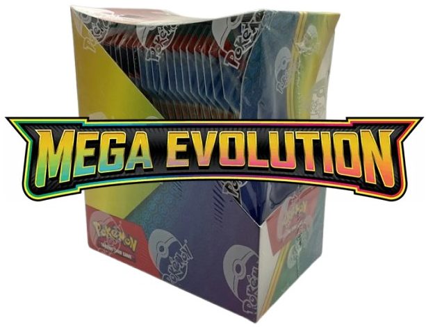 Pokémon Mega Evolution Sleeved Booster Display