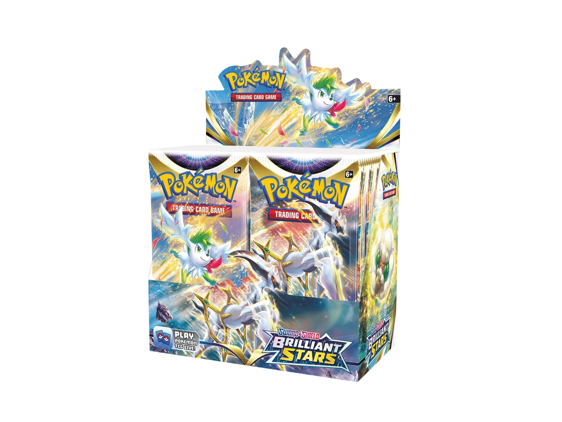 Pokémon Sword & Shield Brilliant Stars Booster Box + Acryl