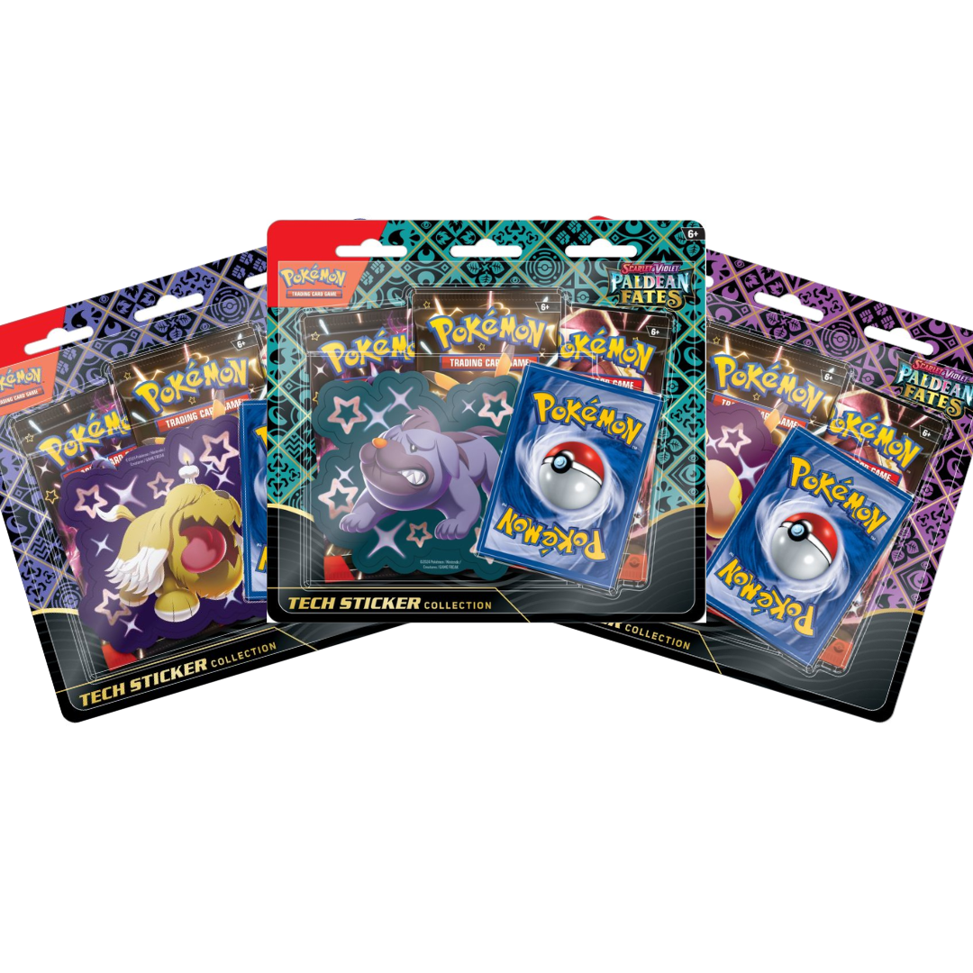 Pokémon Scarlet & Violet Paldean Fates Tech Sticker Collection
