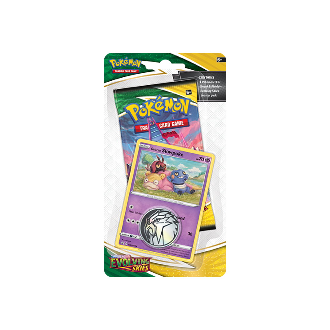 Pokémon Sword & Shield Evolving Skies Checklane Blister Slowpoke
