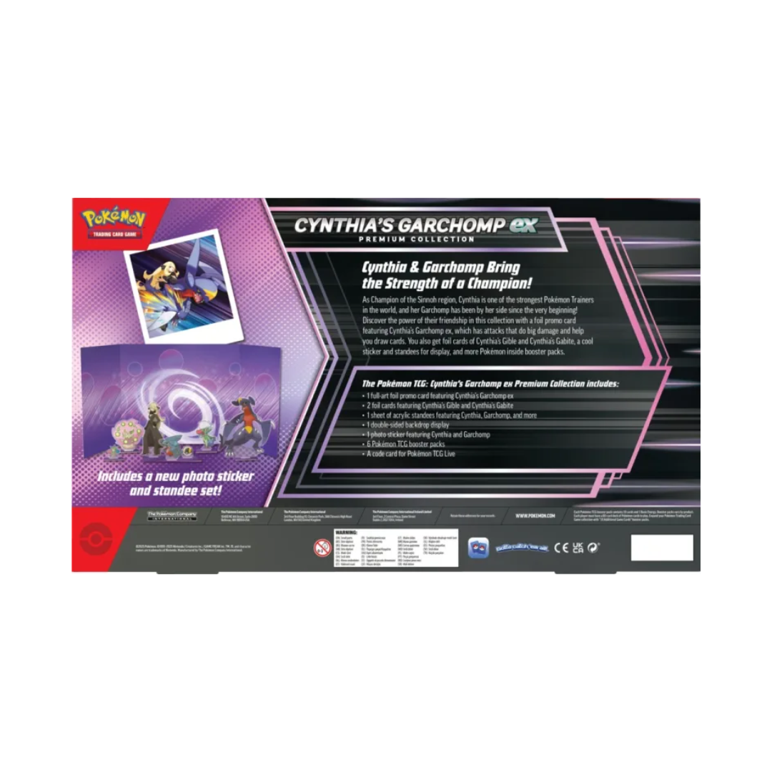 Pokémon TCG: Cynthia’s Garchomp EX Premium Collection
