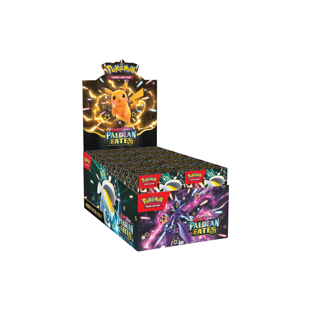 Pokémon Scarlet & Violet Paldean Fates Booster Bundle Display