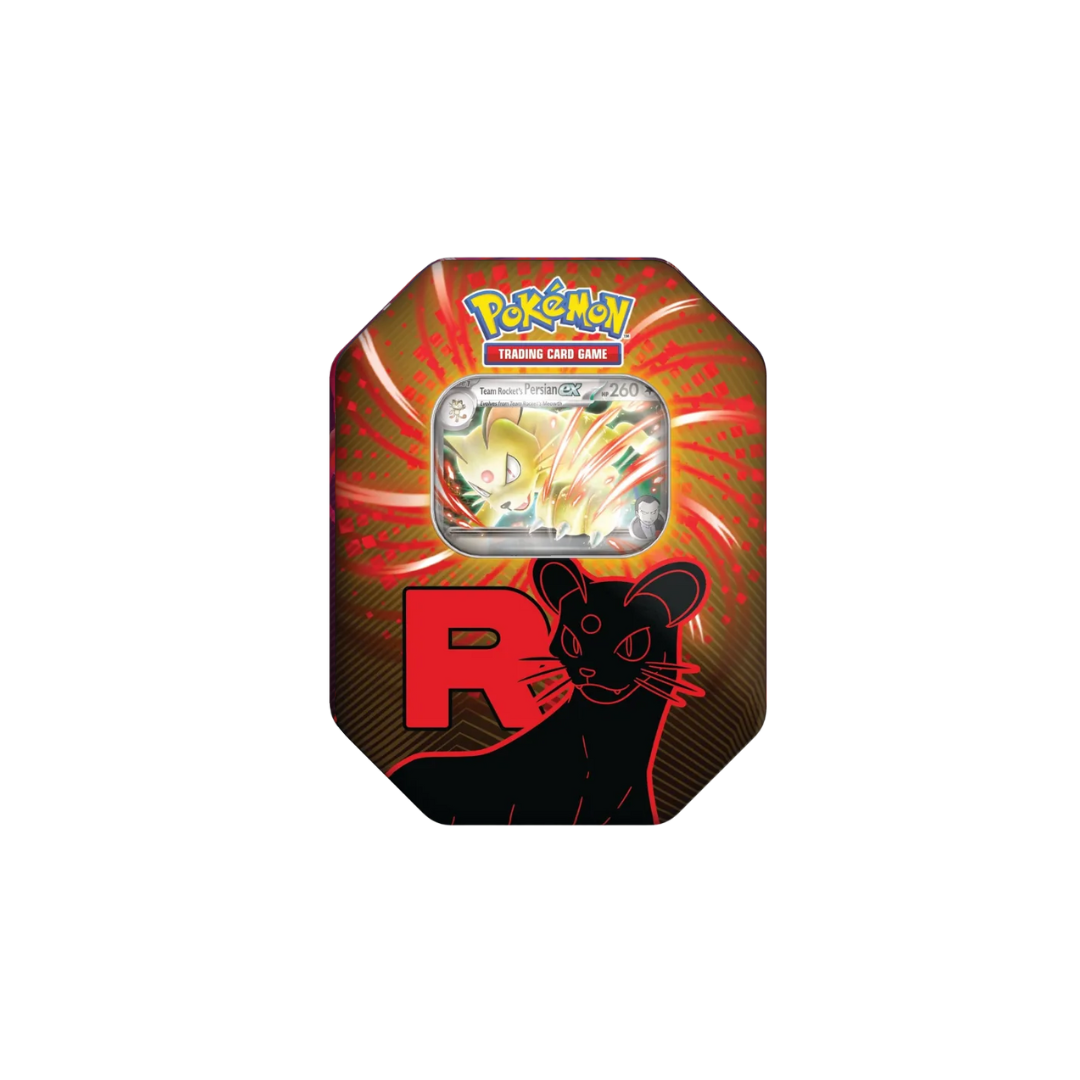 Pokémon – Team Rocket EX Tin (Mewtwo / Nidoking / Persian) PRE-ORDER!