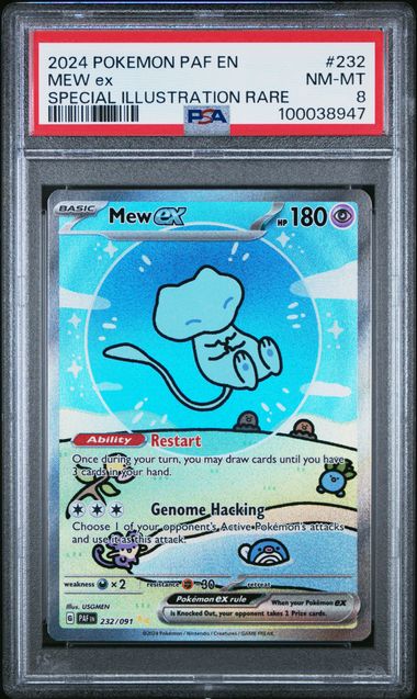 Mew EX 232 PSA 8