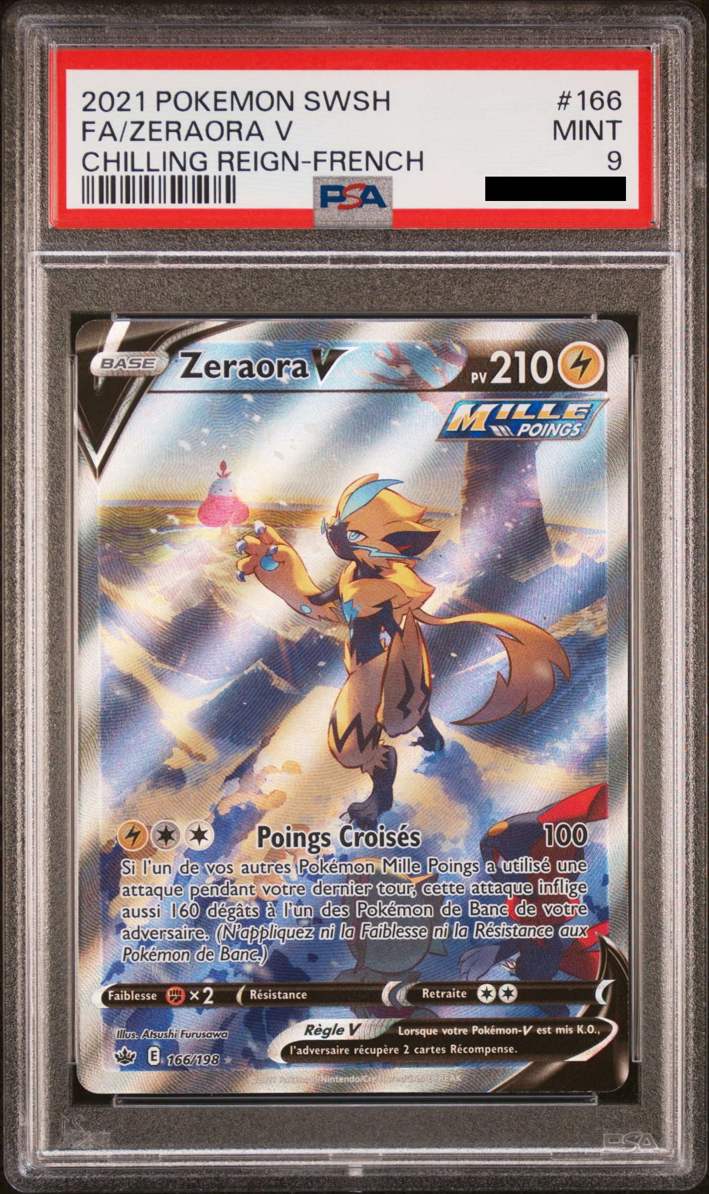 Zeraora V 166 PSA 9