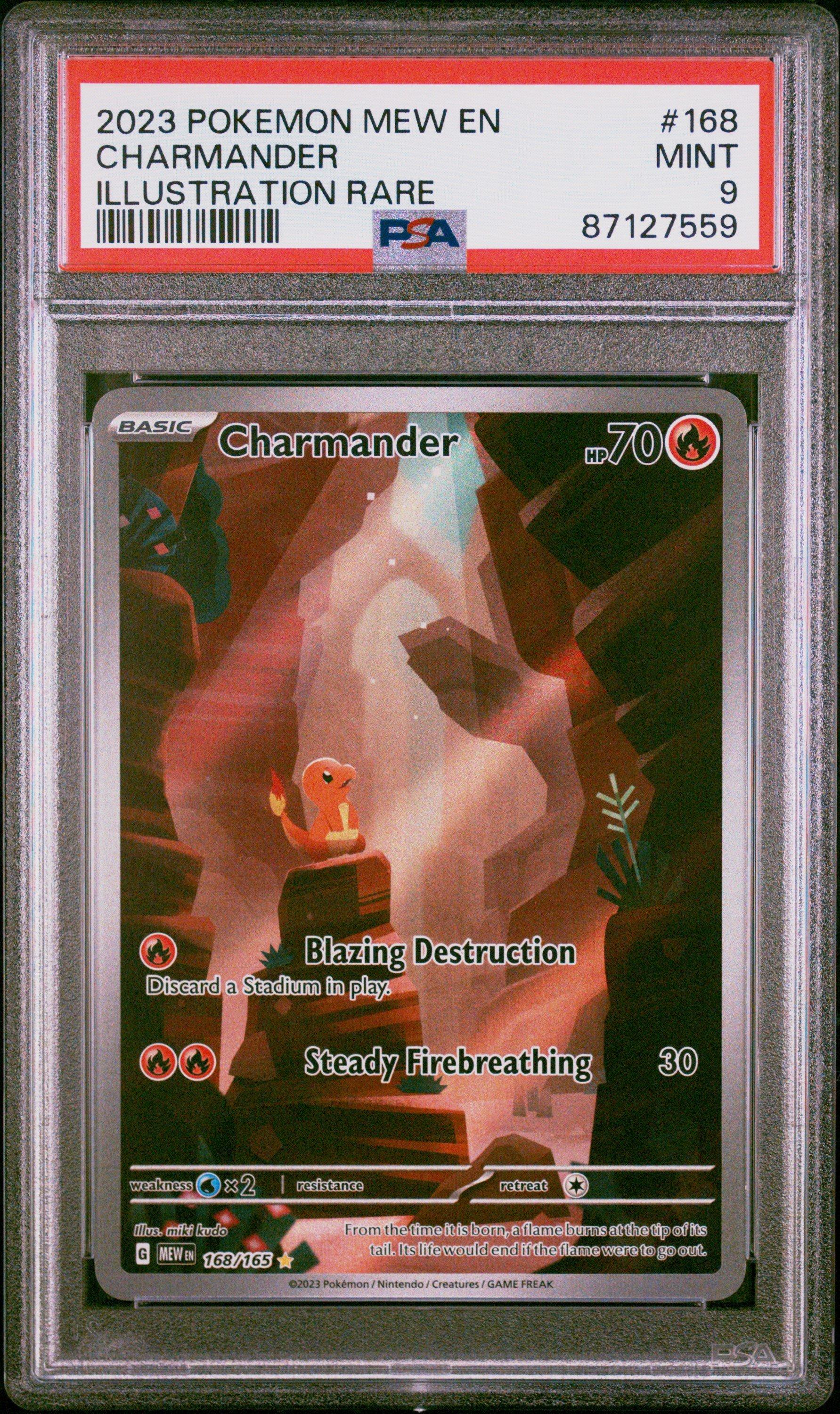 Charmander 168 PSA 9 Charmander 168 PSA 9