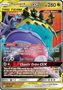 Naganadel & Guzzlord GX 158