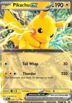 Pikachu EX 028