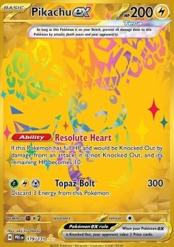 Pikachu EX 179