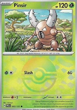 Pinsir 003 Masterball
