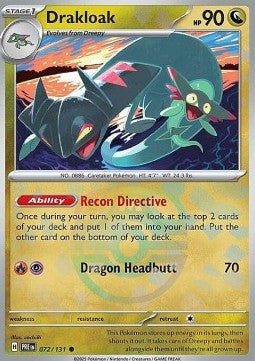 Drakloak 072 Masterball