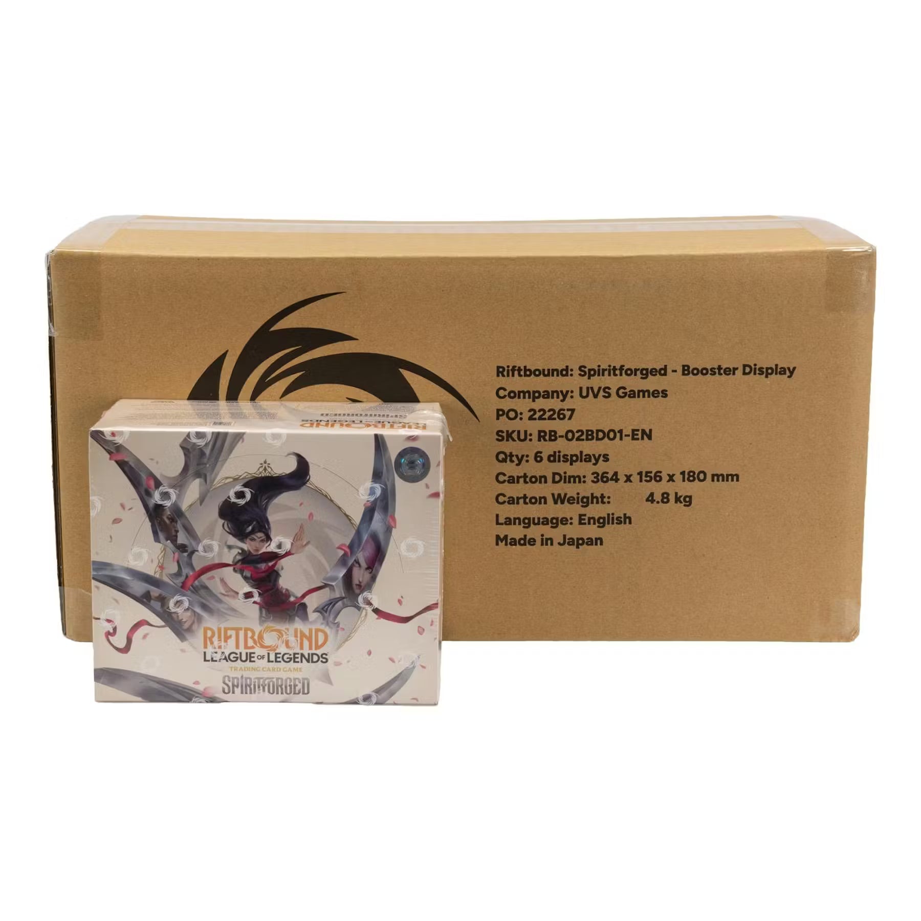 Riftbound Spiritforged League of Legends Boosterbox Case