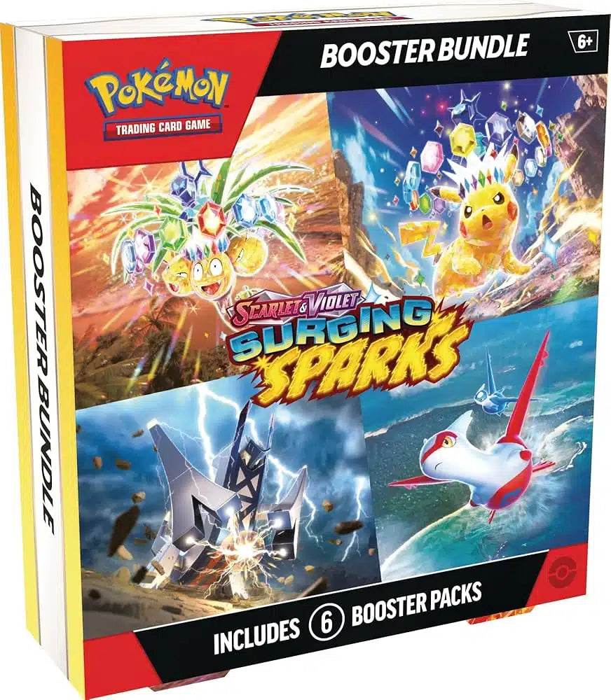 Surging Sparks Pokémon Center Booster Bundle