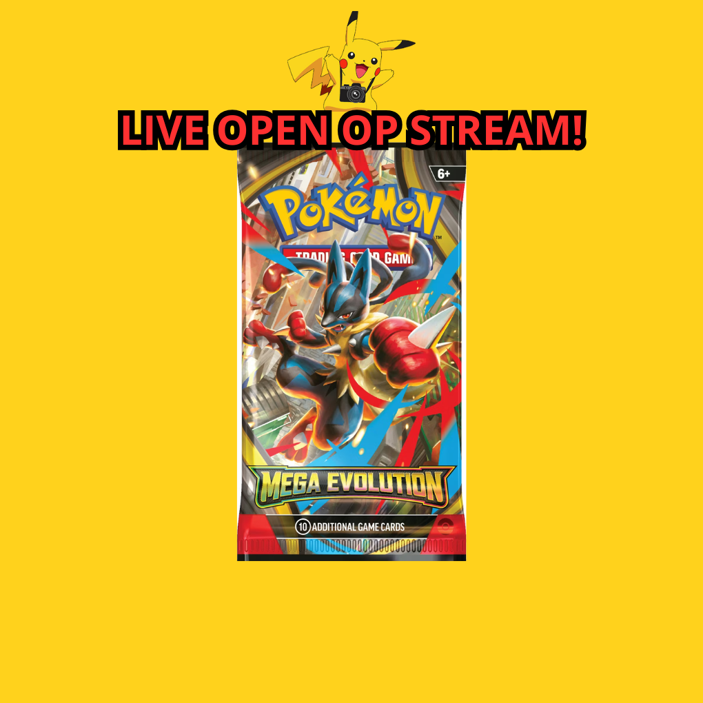 Pokémon Scarlet & Violet Mega Evolution Booster Pack Livestream