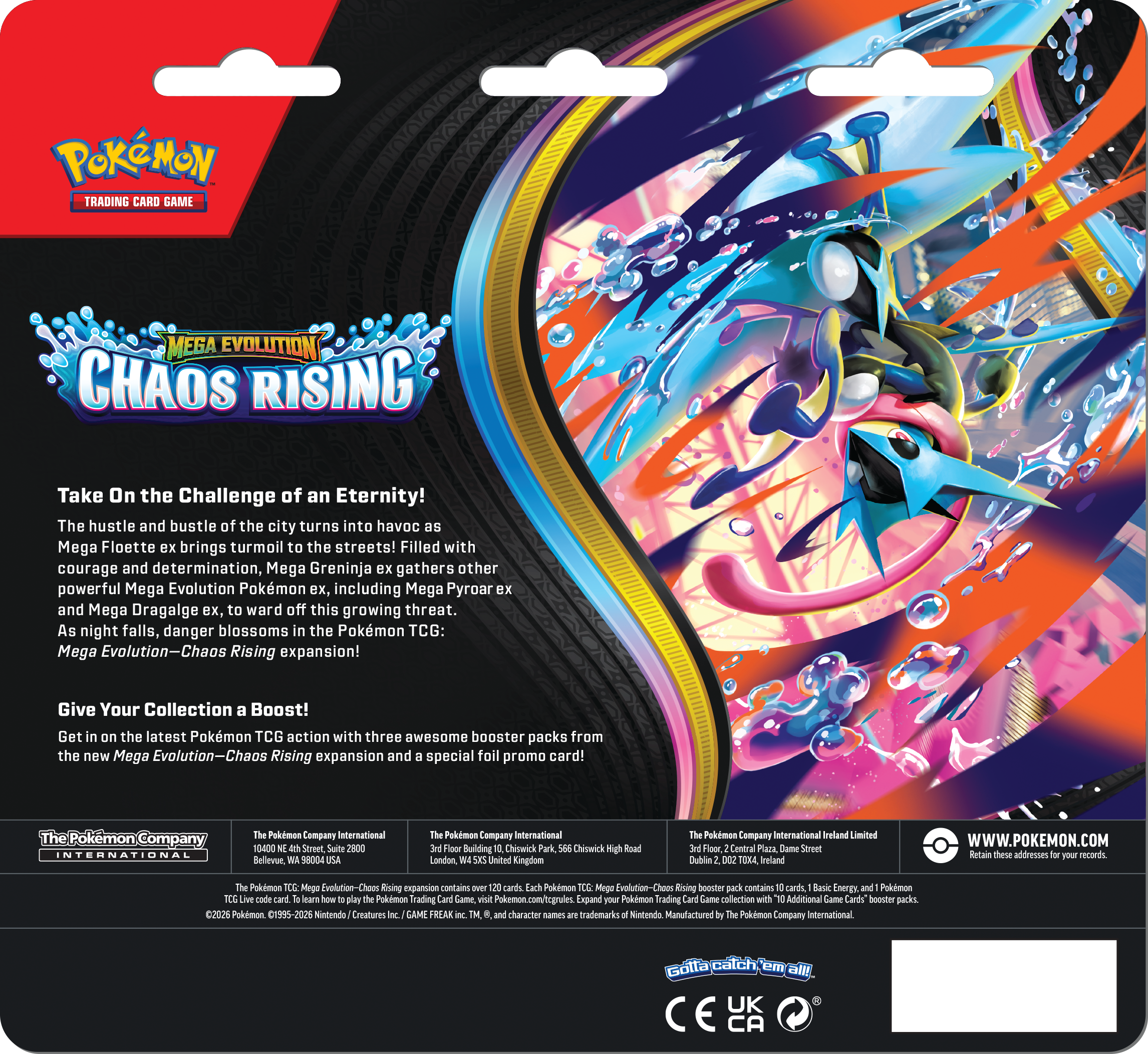 Pokémon Chaos Rising 3 Pack Blister Charmeleon
