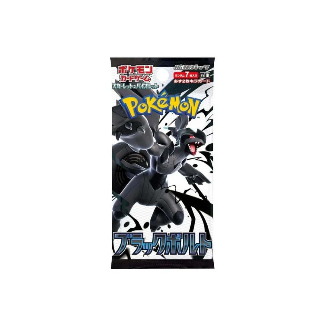 Pokémon sv11B Black Bolt Japanse Boosterpack Livestream