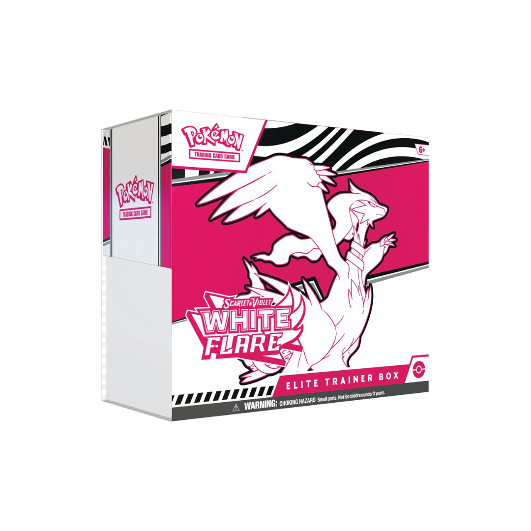 Pokémon Scarlet & Violet White Flare Elite Trainer Box SCHEUR IN SEAL