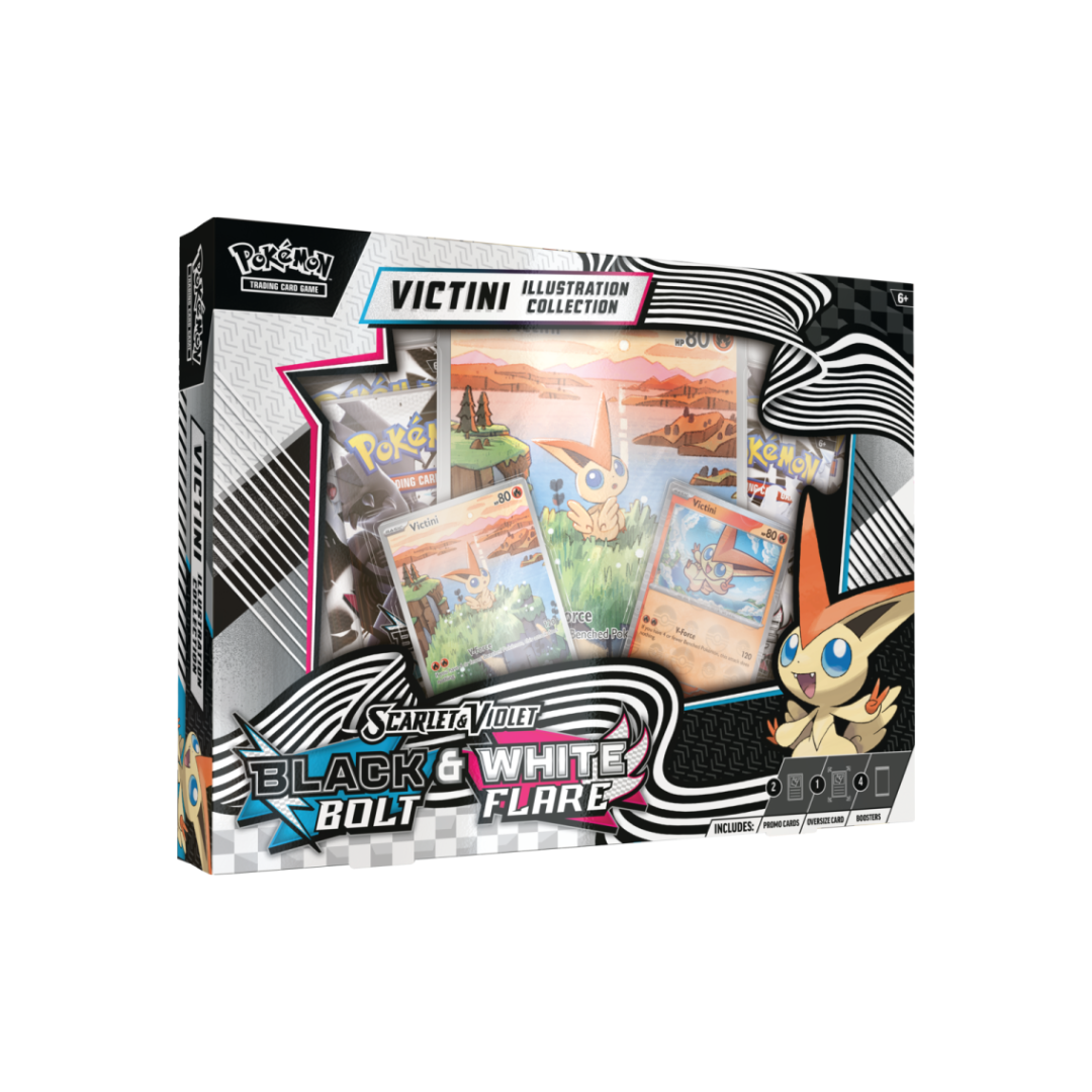 Pokémon Scarlet & Violet Black Bolt White Flare Unova Victini Illustration Collection