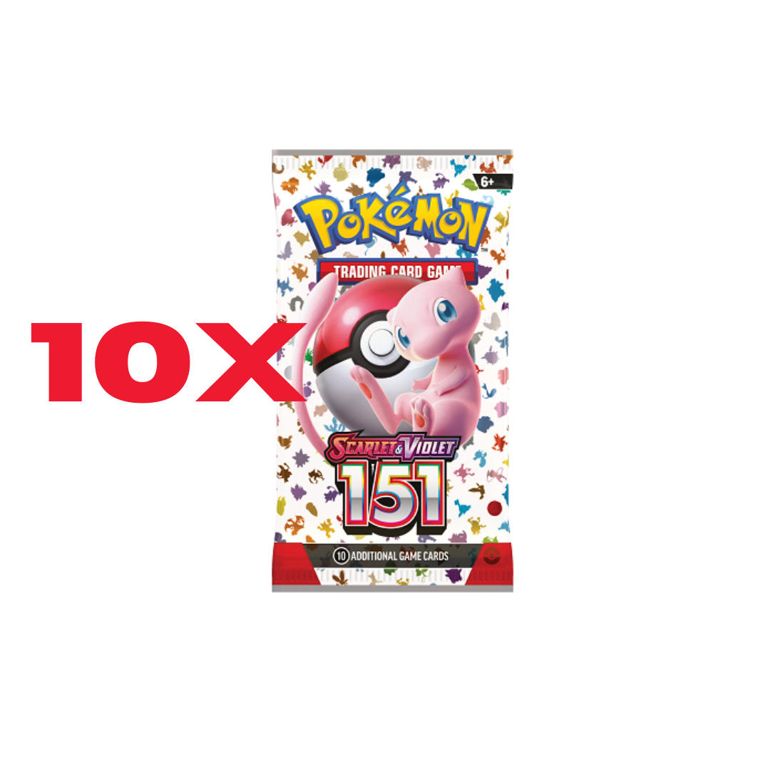 Pokémon Scarlet & Violet: 151 Boosterpack BUNDLE 10X