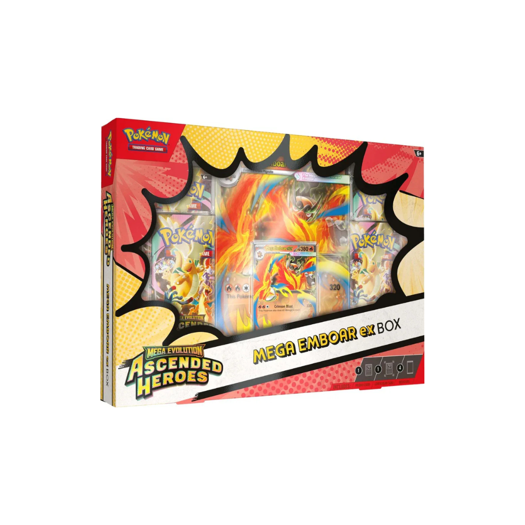 Pokémon Mega Evolution Ascended Heroes EX Box