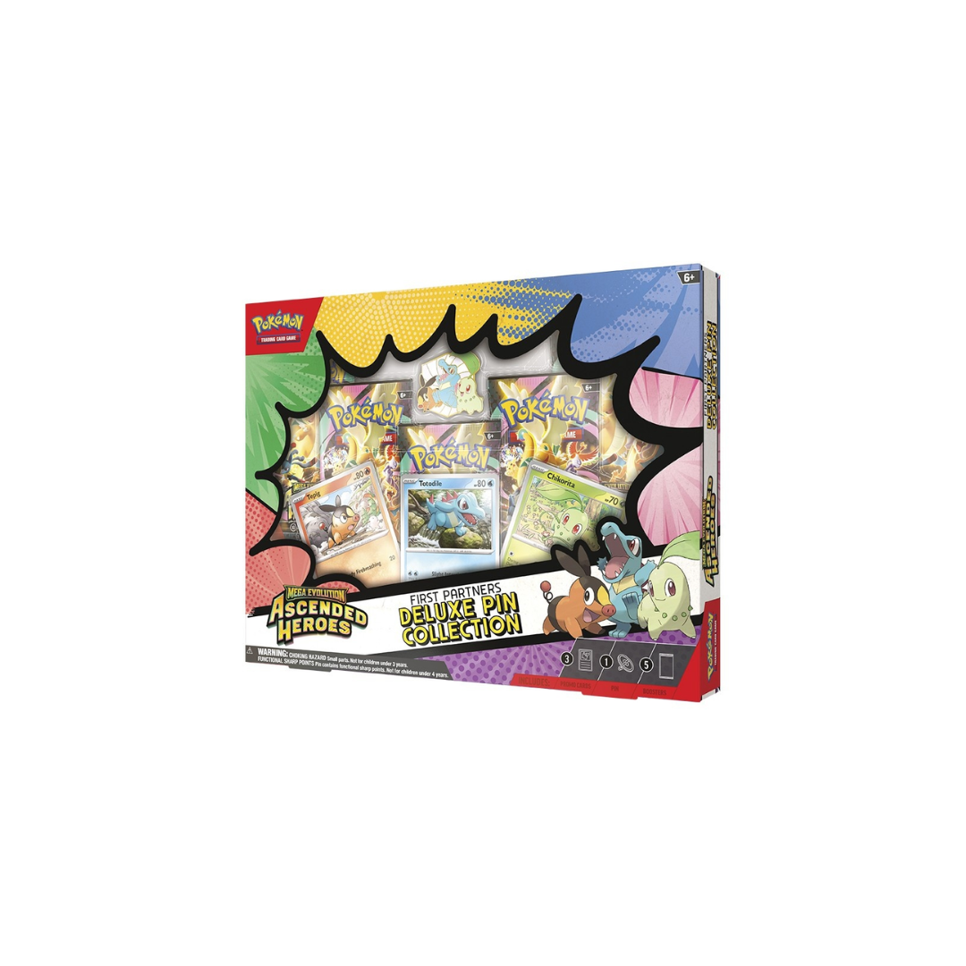 Pokémon Ascended Heroes First Partners Deluxe Pin Collection