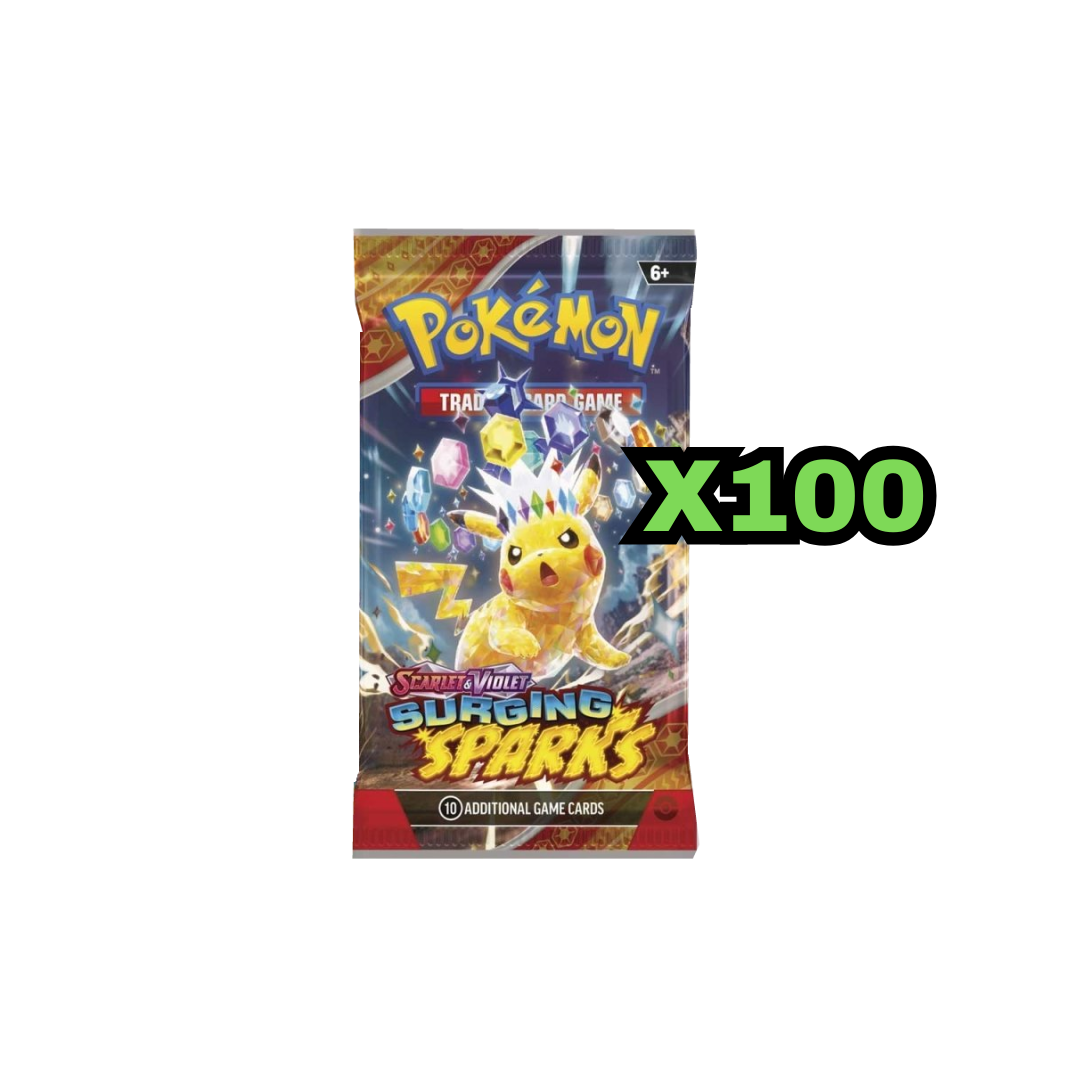 Pokémon Scarlet & Violet Surging Sparks Booster pack 100x