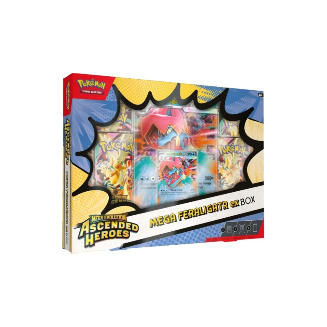 Pokémon Mega Evolution Ascended Heroes EX Box