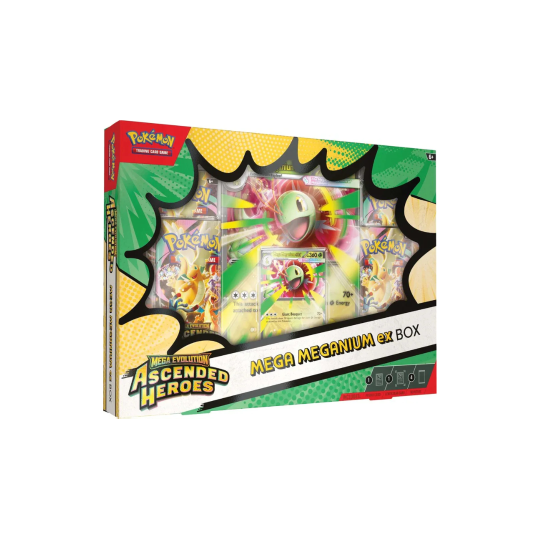 Pokémon Mega Evolution Ascended Heroes EX Box