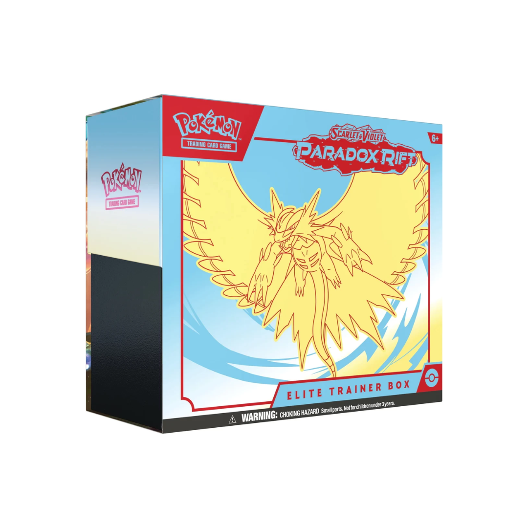 Pokémon Scarlet & Violet Paradox Rift Elite Trainer Box Roaring Moon