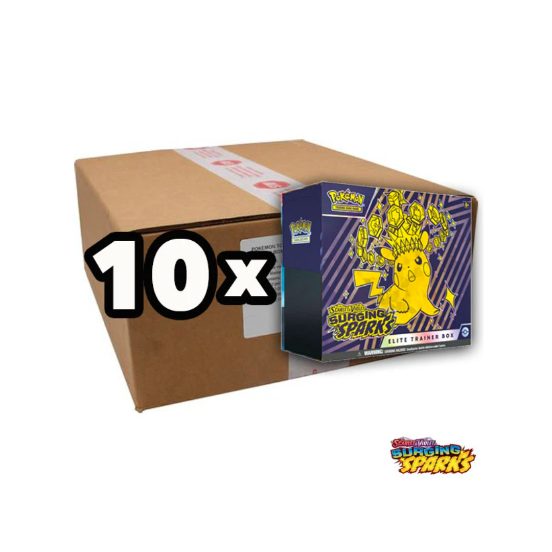 Pokémon Surging Sparks Elite Trainer Box Case