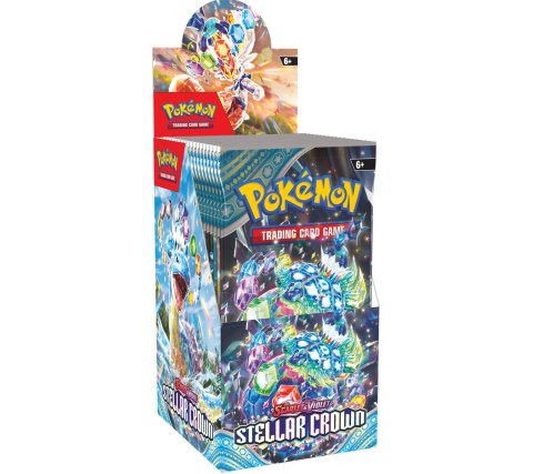 Pokémon Scarlet & Violet Stellar Crown Booster Box 18 boosters