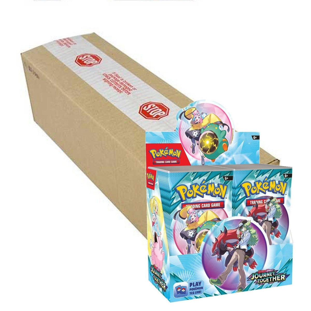 Pokémon Scarlet & Violet Journey Together Booster Box Case