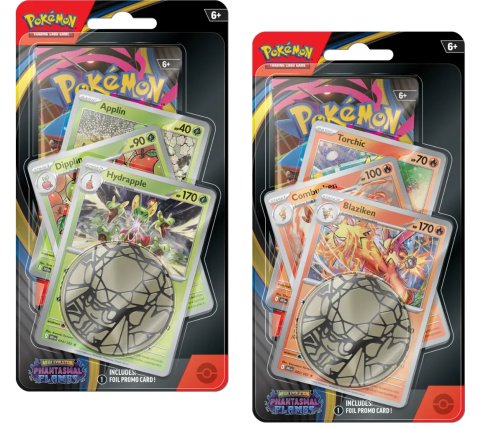Mega Evolution Phantasmal Flames Premium Checklane Blister – Blaziken/Hydrapple