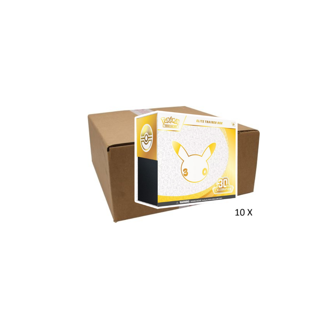 Pokémon 30th Celebrations Elite Trainer Box Case