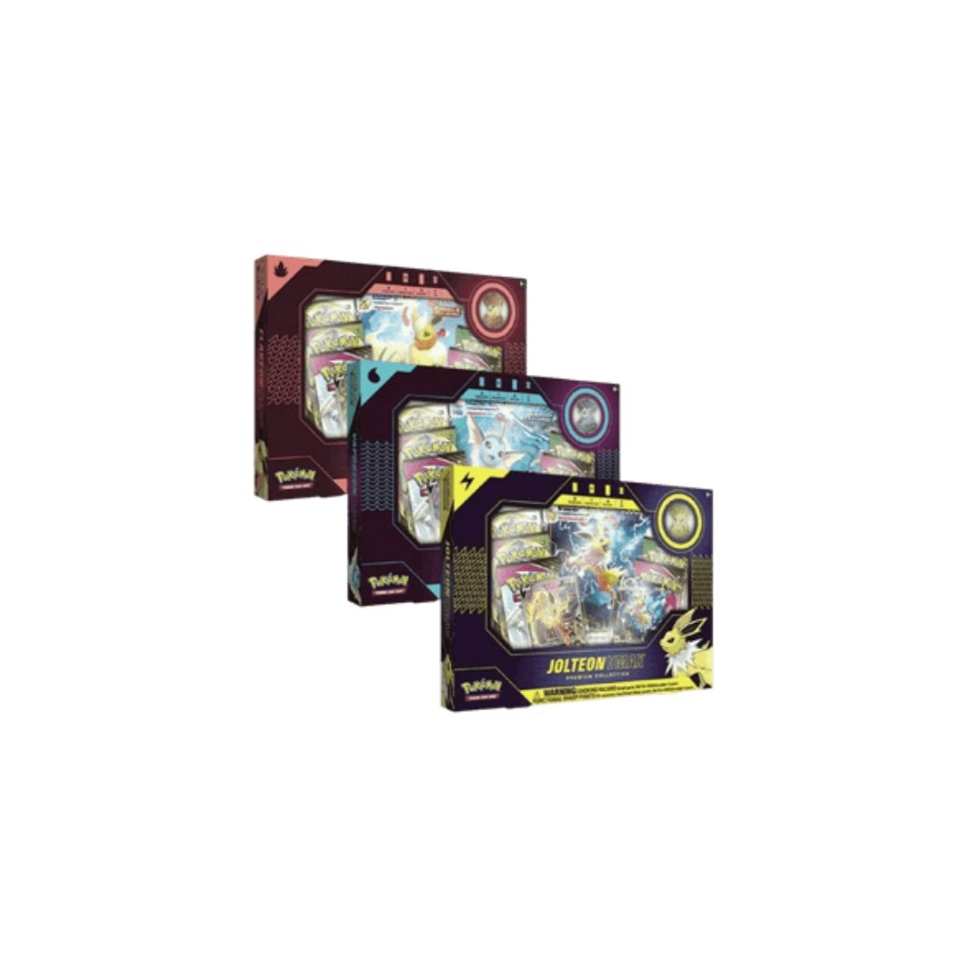 Vaporeon, Jolteon & Flareon VMAX Premium Collection Bundle