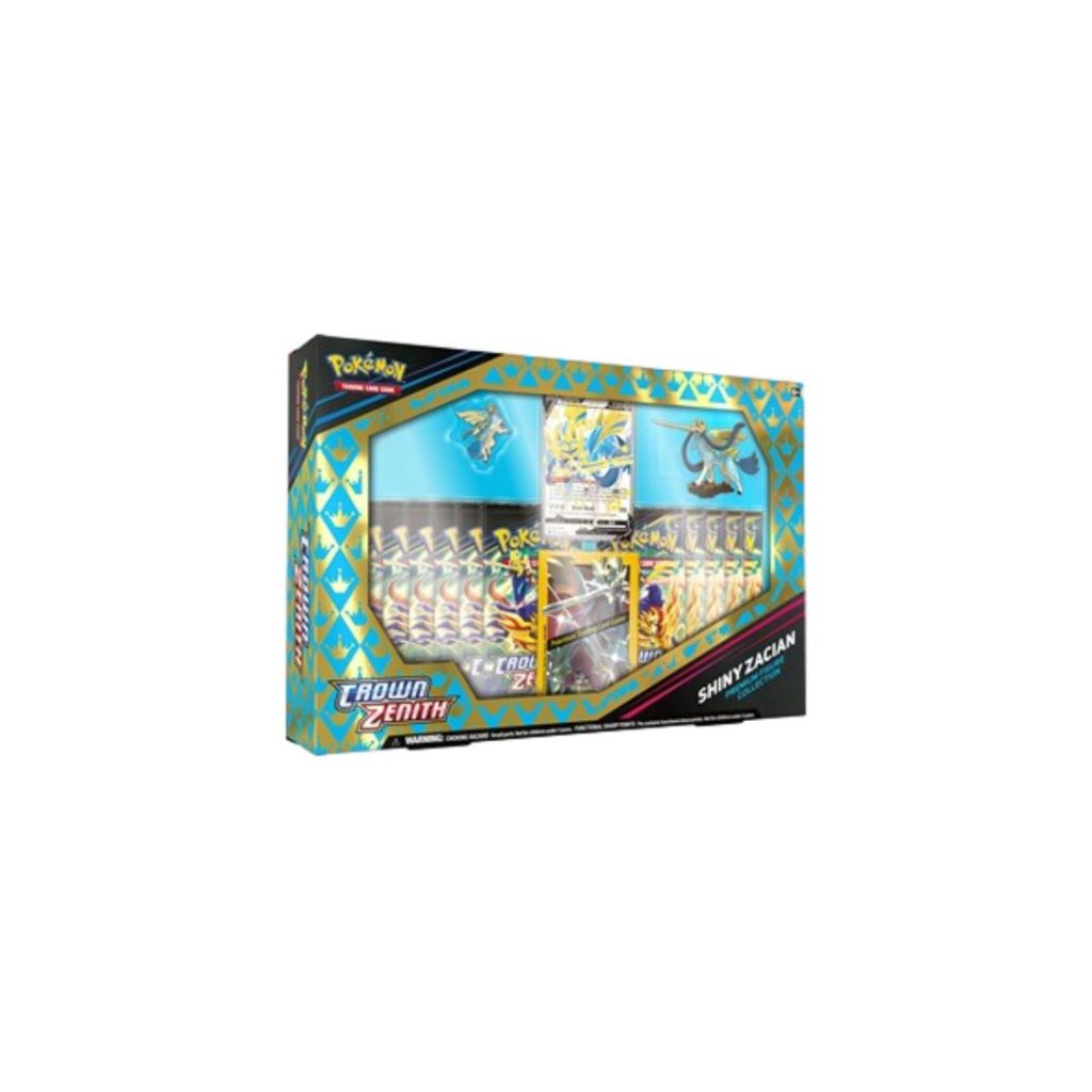Pokémon Crown Zenith Shiny Zacian Premium Figure Collection
