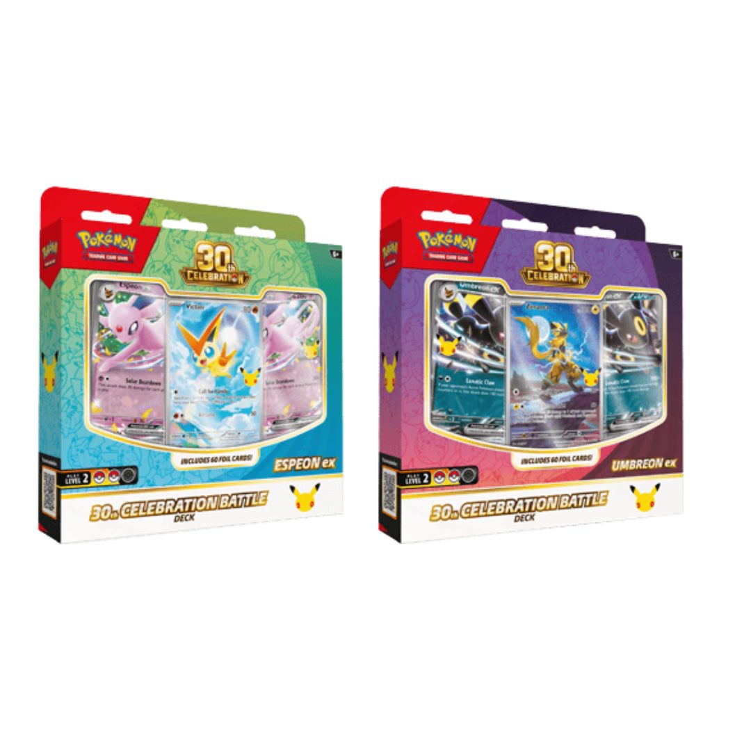 Pokémon 30th Celebration Umbreon / Espeon ex Battle Deck COMBO